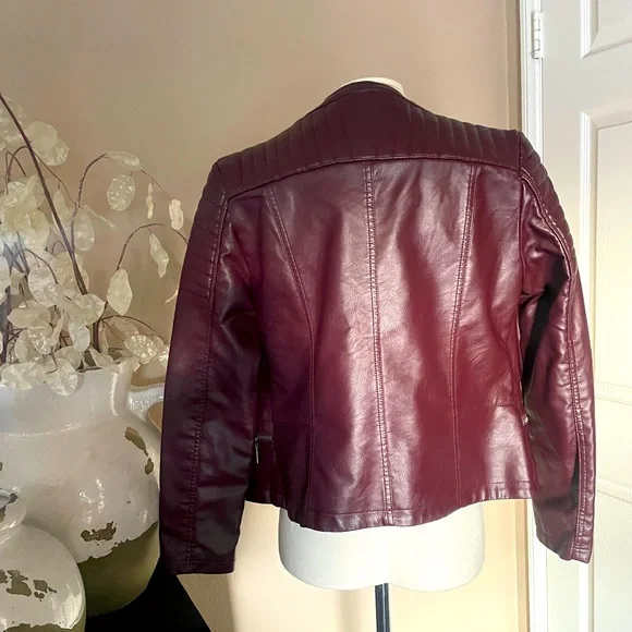 Olivia Miller faux leather motorcycle jacket - Picture 6 of 7